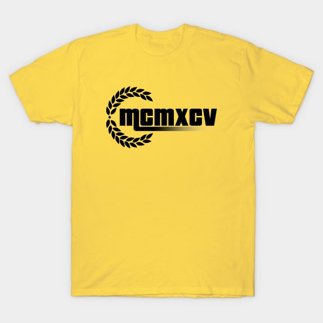 1995 Roman numerals T-Shirt by hoopoe